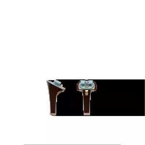 Pashion Footwear Stiletto Heel Kit 4 Cocoa - Size 7-8.57-8.5